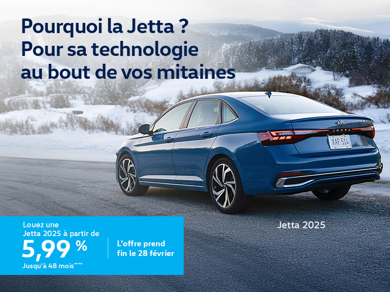 Procurez-vous la Volkswagen Jetta 2025