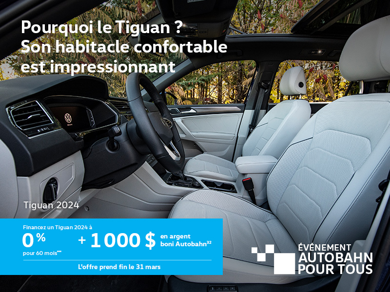 Procurez-vous le Volkswagen Tiguan 2024