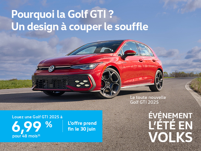 Procurez-vous la Volkswagen Golf Gti 2025