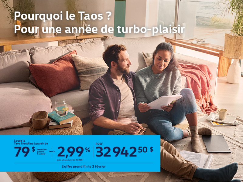 Procurez-vous la Volkswagen Taos 2026