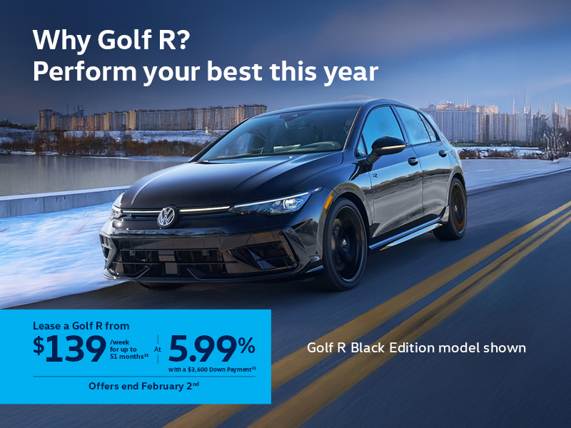 Get the 2026 Volkswagen Golf R