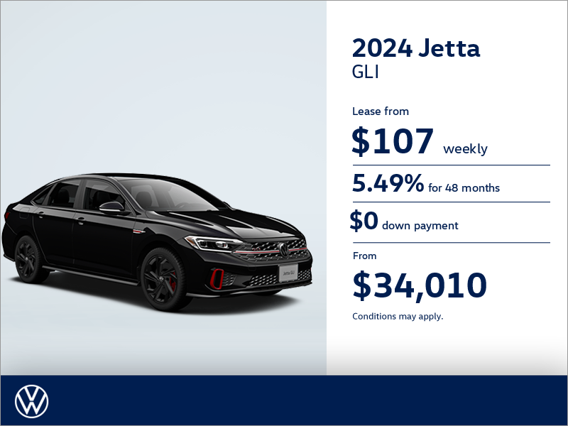 Get the 2024 Volkswagen Jetta GLI