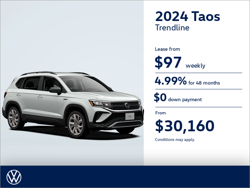 Get the 2024 Volkswagen Taos