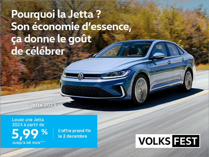 Procurez-vous la Volkswagen Jetta 2025