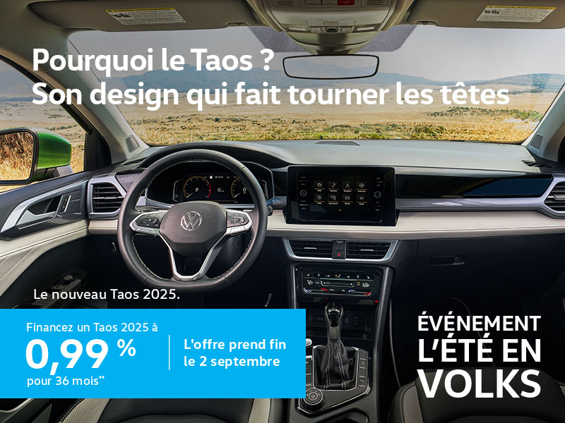 Procurez-vous le Volkswagen Taos 2025