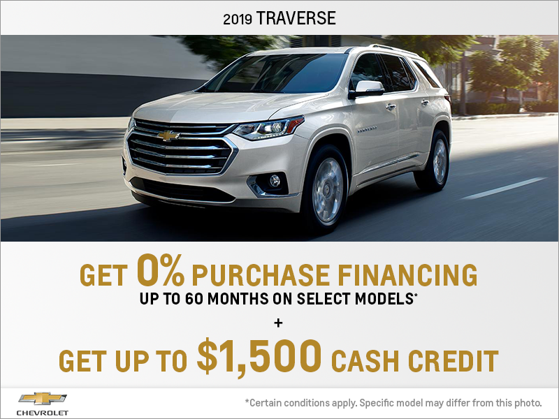 Get the 2019 Chevrolet Traverse Woodward Motors Port Aux Basques in