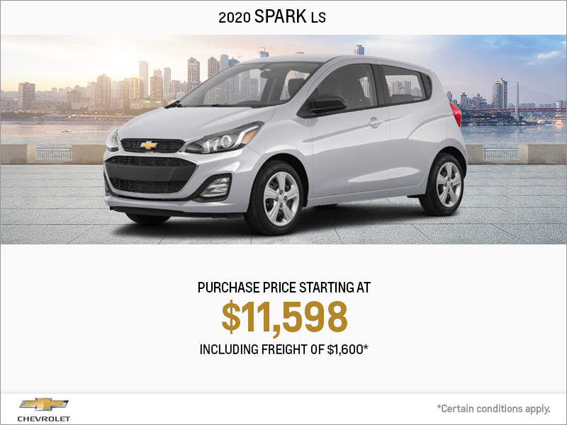 Get the 2020 Chevrolet Spark