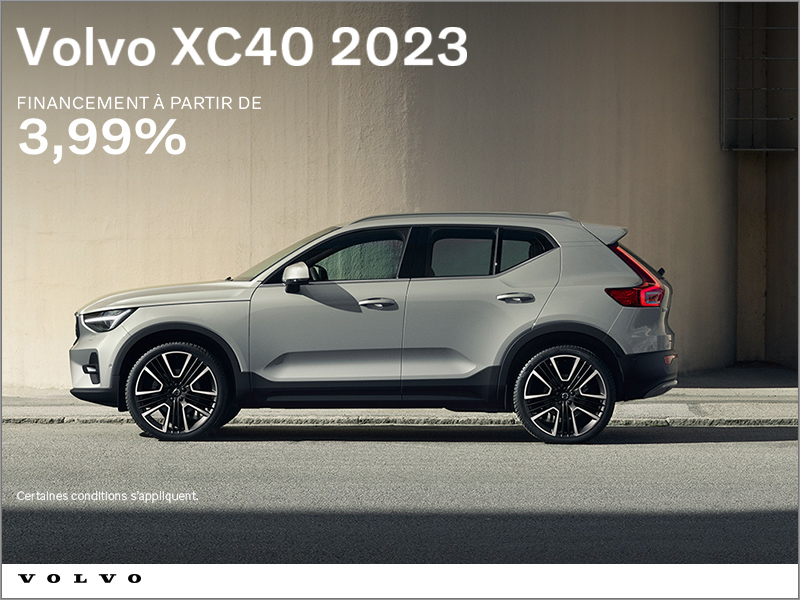 Le Volvo XC40 2023 à Laval Volvo Laval