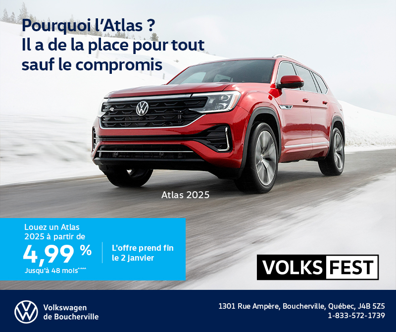 Procurez-vous le Volkswagen Atlas 2025