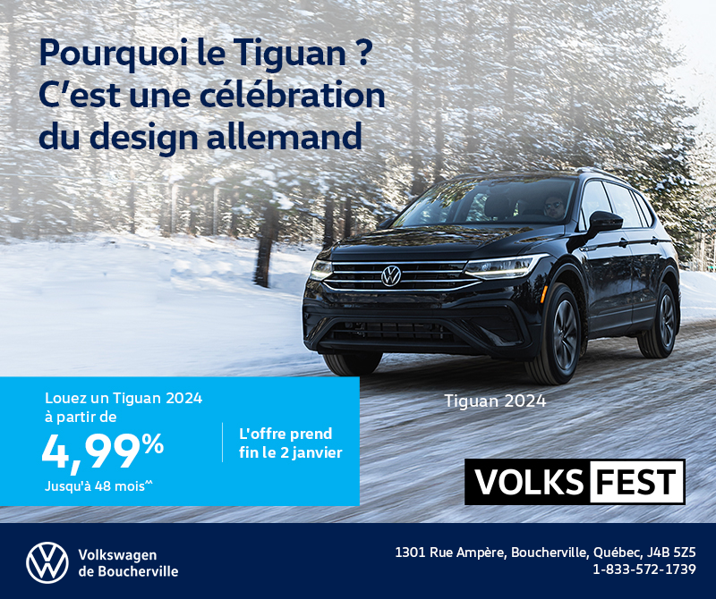 Procurez-vous le Volkswagen Tiguan 2024