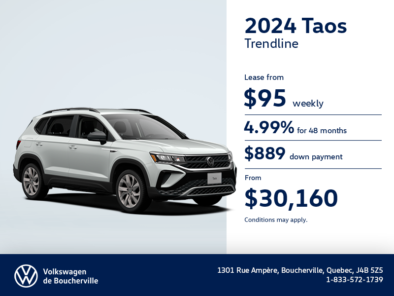 Get the 2024 Volkswagen Taos