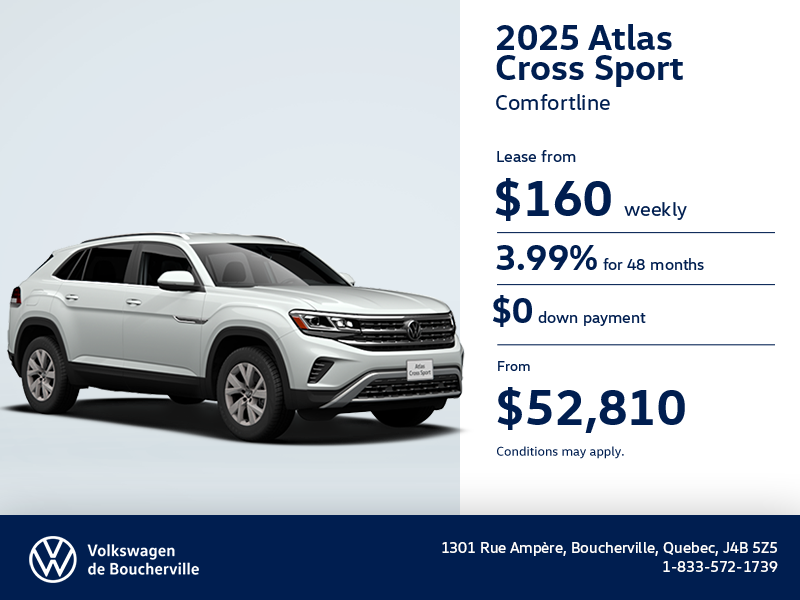 Get the 2025 Volkswagen Atlas Cross Sport