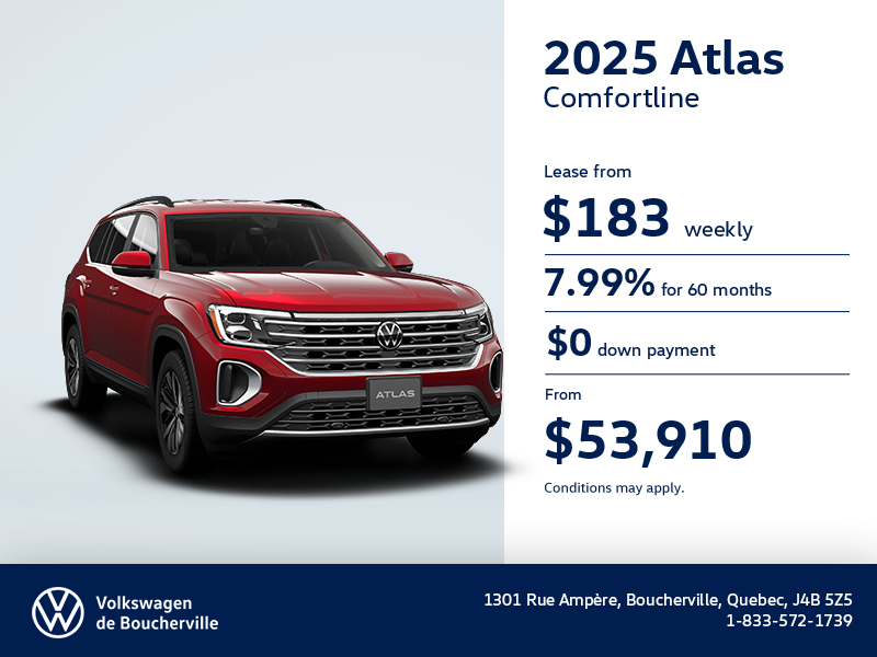 Get the 2025 Volkswagen Atlas