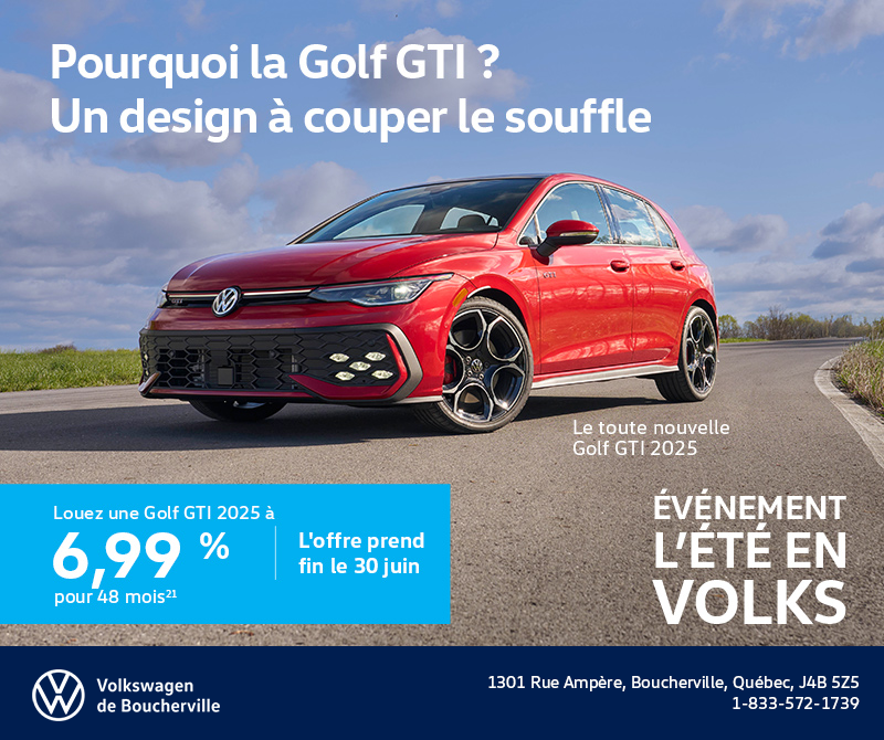 Procurez-vous la Volkswagen Golf Gti 2025