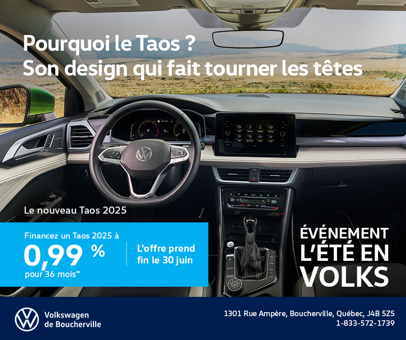 Procurez-vous le Volkswagen Taos 2025