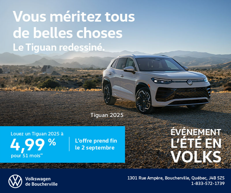 Procurez-vous le Volkswagen Tiguan 2025
