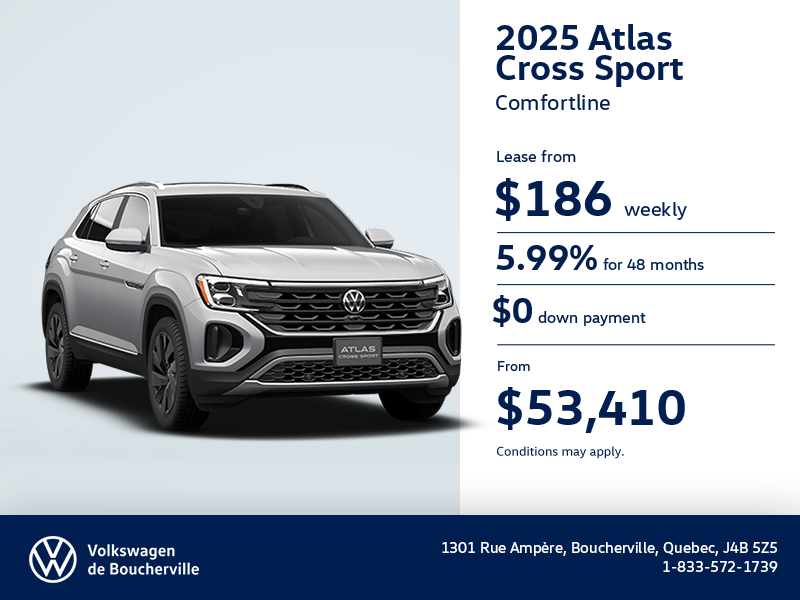 Get the 2025 Volkswagen Atlas Cross Sport