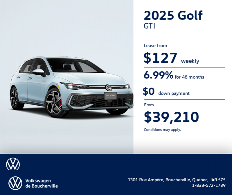 Get the 2025 Volkswagen Golf GTI