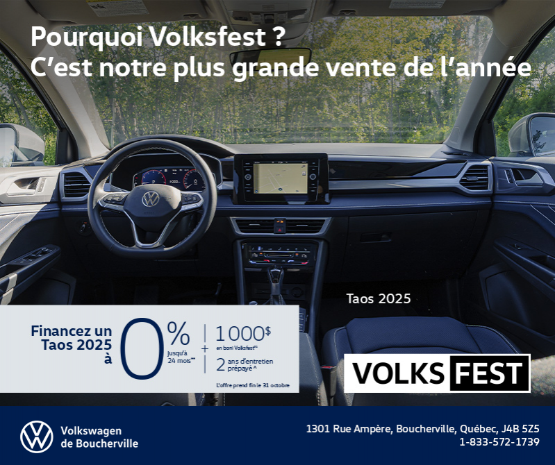 Procurez-vous le Volkswagen Taos 2025