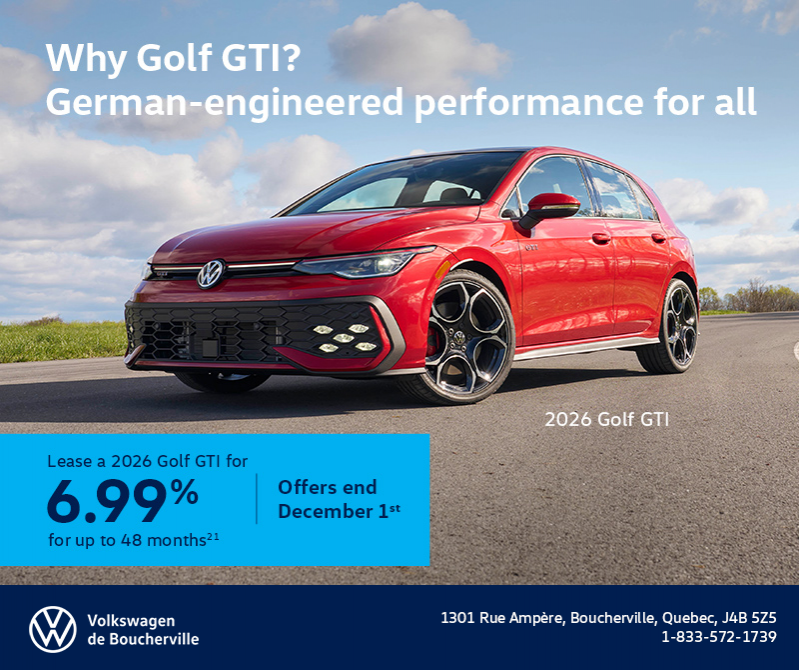 Get the 2026 Volkswagen Golf GTI