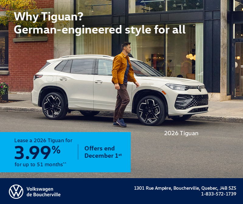 Get the 2026 Volkswagen Tiguan