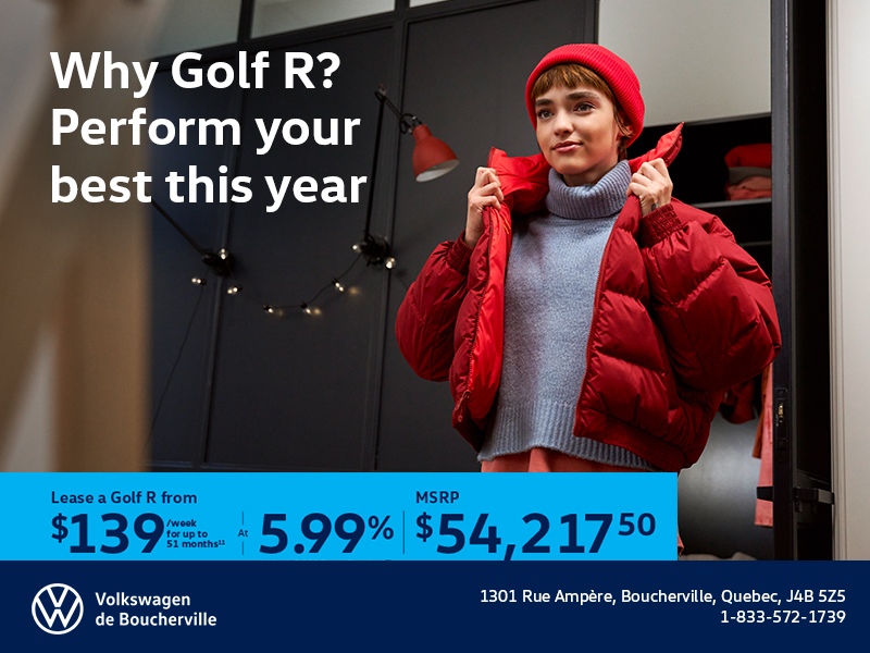 Get the 2026 Volkswagen Golf R