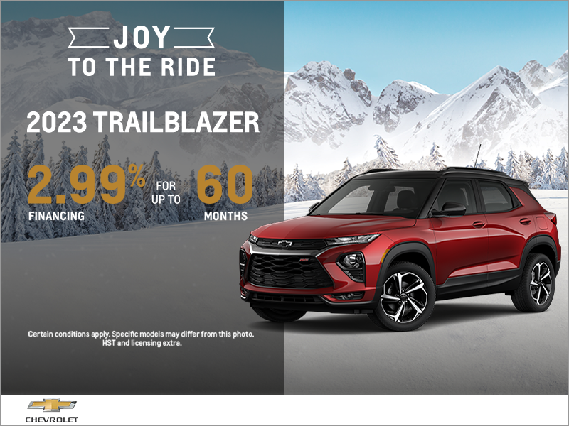 Get the 2023 Chevrolet Trailblazer
