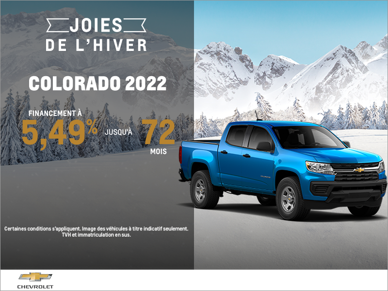 Le Chevrolet Colorado 2022