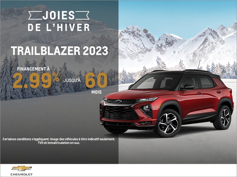 Procurez-vous le Chevrolet Trailblazer 2023