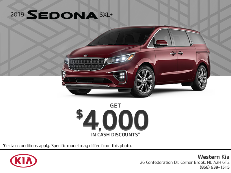 Get the 2019 Kia Sedona!