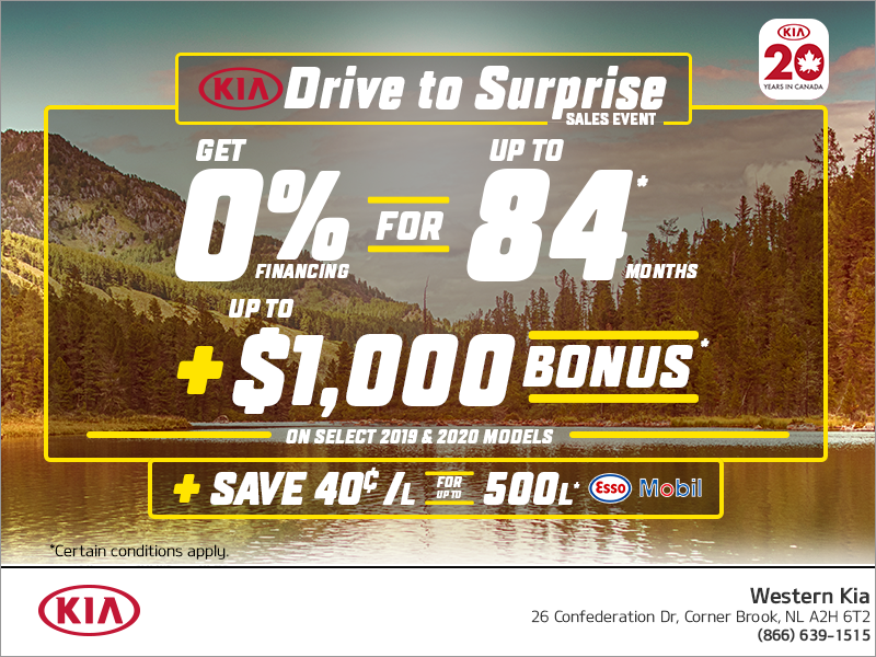 The Kia Drive to Surprise Sales Event!