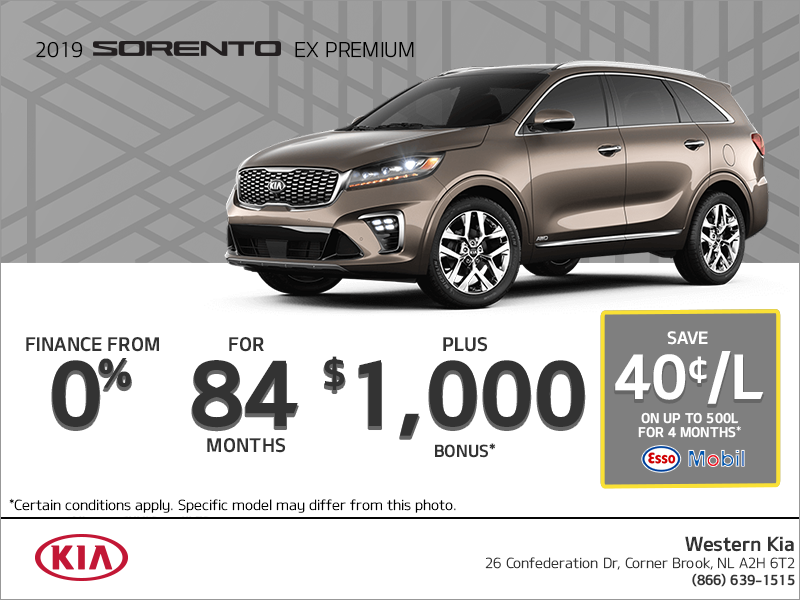 Get the 2019 Kia Sorento!