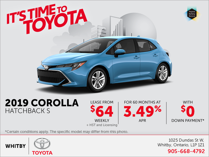 Toyota Corolla Hatchback 2019