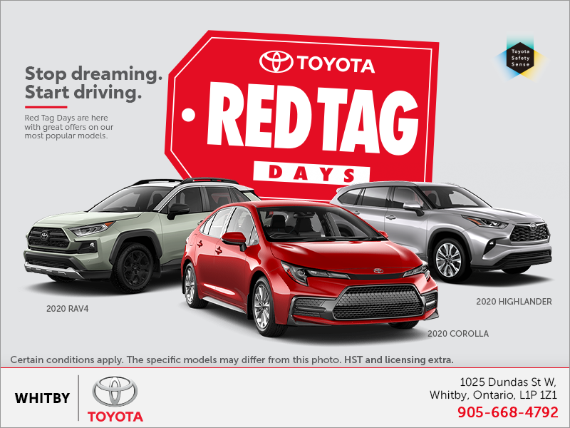 It's the Toyota Event | at Whitby Toyota Company