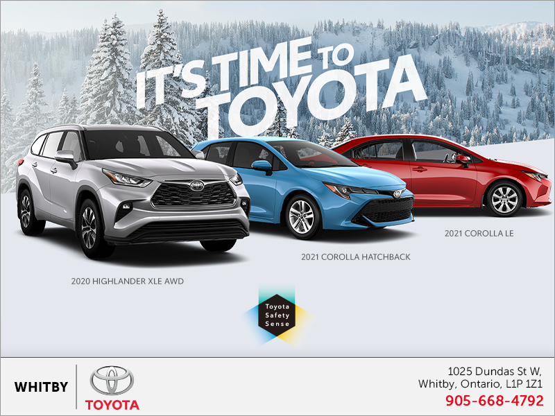 It's the Toyota Event | at Whitby Toyota Company