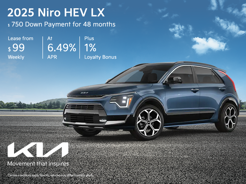 Get the 2025 Kia Niro HEV!
