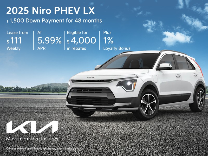 Get the 2025 Kia Niro PHEV!