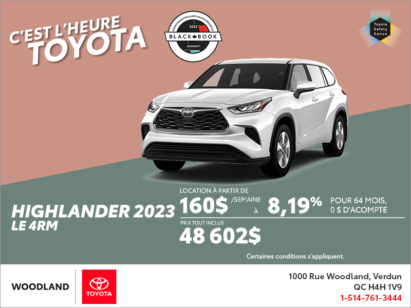 Toyota Highlander 2023