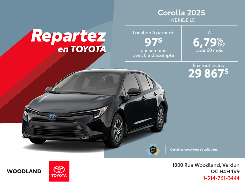 Toyota Corolla Hybrid 2025