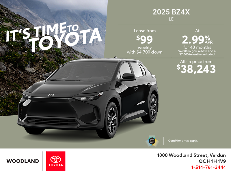 2025 Toyota BZ4X