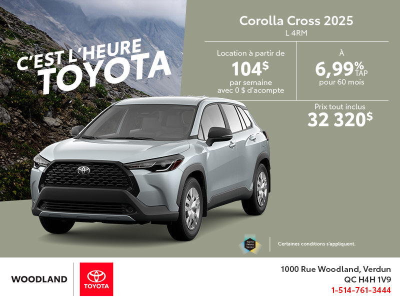 Toyota Corolla Cross 2025
