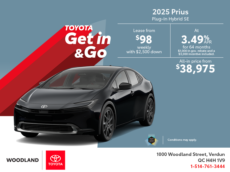 2025 Toyota Prius Plug-In Hybrid