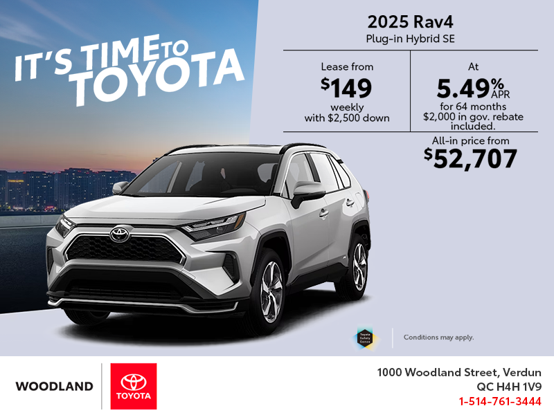 2025 Toyota RAV4 Plug-In Hybrid