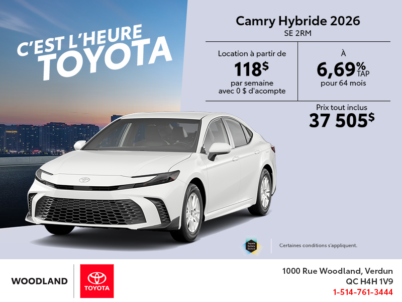 Toyota Camry Hybrid 2026