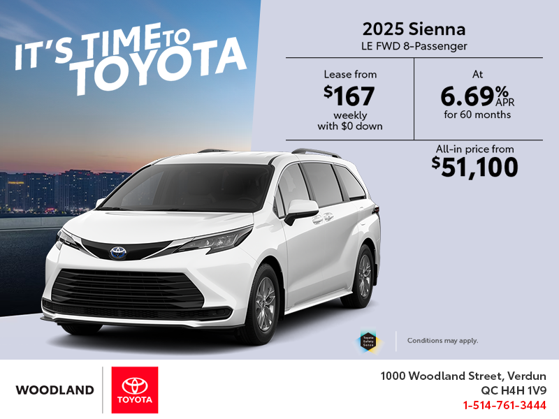 2025 Toyota Sienna Hybrid