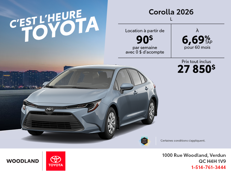 Toyota Corolla 2026