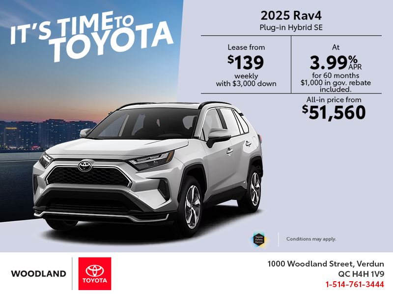2025 Toyota RAV4 Plug-In Hybrid