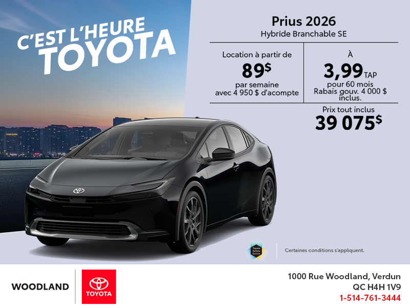 Toyota Prius Plug-In Hybrid 2026