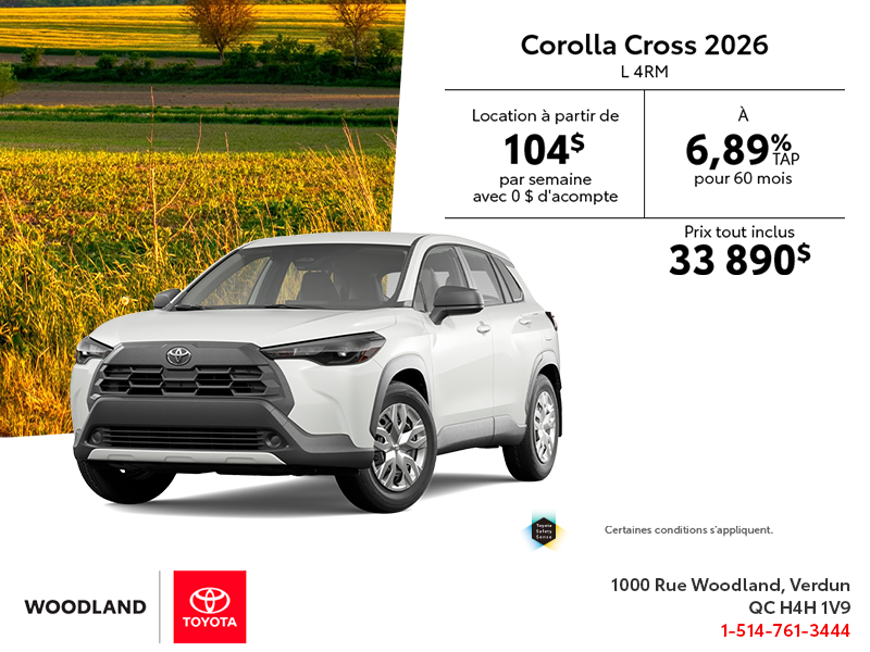 Toyota Corolla Cross 2026