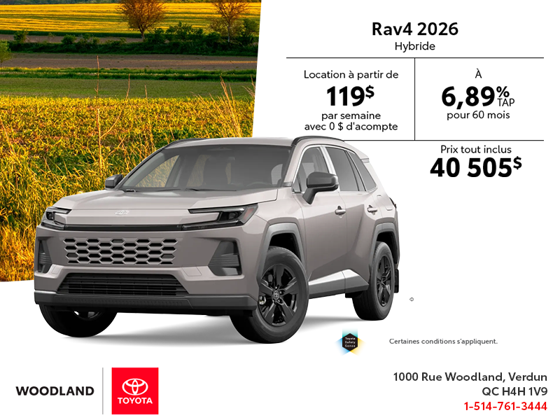 Toyota RAV4 Hybride 2026